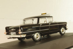 Opel Kapitän PII Taxi 1959, black, OPC092, Altaya Opel Collection #092 1:43