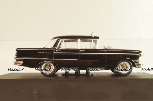 Opel Kapitän PII Taxi 1959, black, OPC092, Altaya Opel Collection #092 1:43