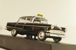 Opel Kapitän PII Taxi 1959, black, OPC092, Altaya Opel Collection #092 1:43