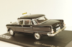 Opel Kapitän PII Taxi 1959, black, OPC092, Altaya Opel Collection #092 1:43