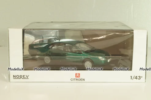 Citroen C5 Limousine 2001, green, 155502, Norev 1:43