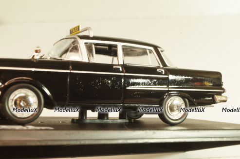Opel Kapitän PII Taxi 1959, black, OPC092, Altaya Opel Collection #092 1:43