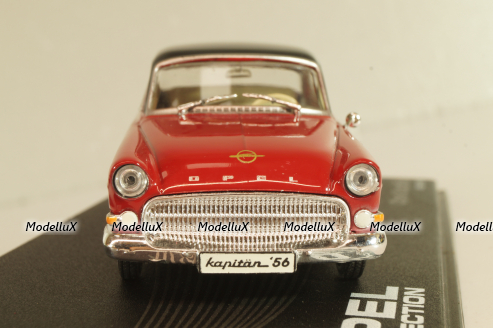 Opel Kapitan 1955, red/black roof, OPC110, Altaya Opel Collection #110 1:43 Уценка!