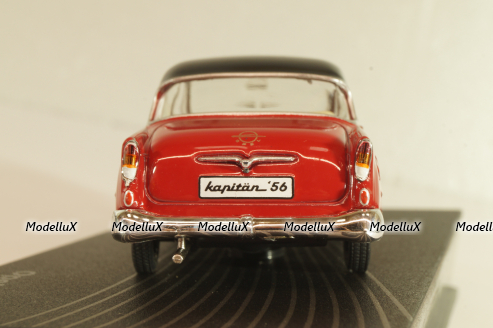 Opel Kapitan 1955, red/black roof, OPC110, Altaya Opel Collection #110 1:43 Уценка!