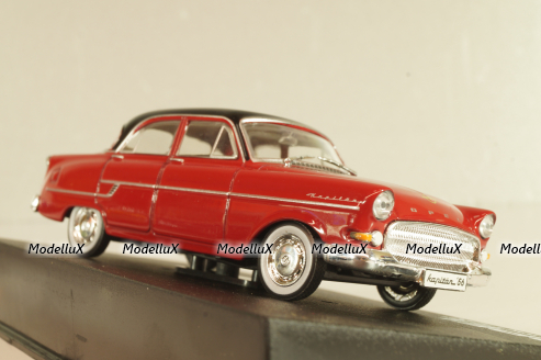 Opel Kapitan 1955, red/black roof, OPC110, Altaya Opel Collection #110 1:43 Уценка!