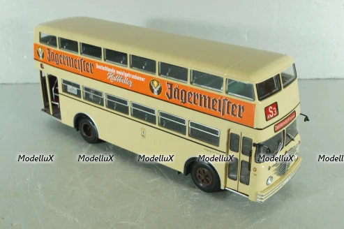 Bussing D2U "Jagermeister" 1951, beige, 439071082, Minichamps 1:43
