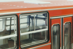 Икарус-263,  городской автобус 1985 красный (пунцовый), DEMPRICE 1:43