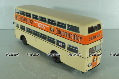Bussing D2U "Jagermeister" 1951, beige, 439071082, Minichamps 1:43