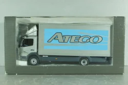 Mercedes Atego 815 box truck "Atego" 1998, silver, B66000149, Minichamps 1:43