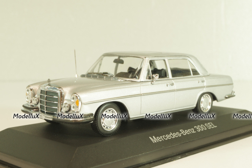 Mercedes-Benz 300 SEL (W109) 1968, silver, B66040248, Minichamps 1:43