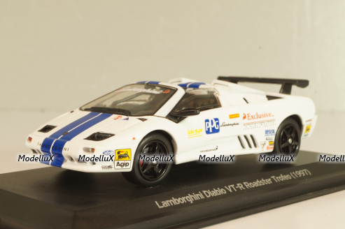 Lamborghini Diablo VT-R Roadster Trofeo 1997, white, WB501, WhiteBox 1:43