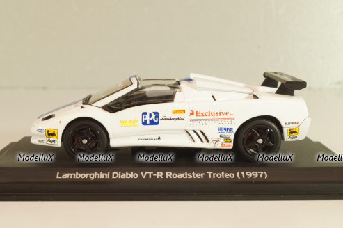 Lamborghini Diablo VT-R Roadster Trofeo 1997, white, WB501, WhiteBox 1:43