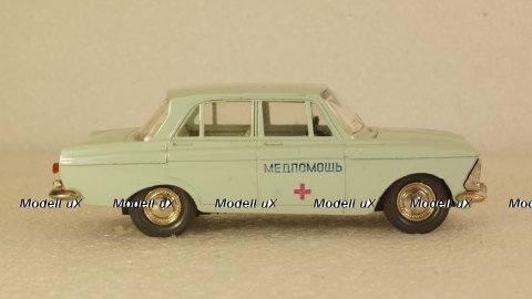 Москвич-412 А2, 2 зажима медпомощь, Тантал/Радон 1:43