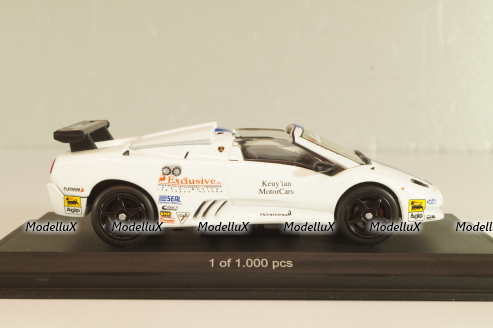Lamborghini Diablo VT-R Roadster Trofeo 1997, white, WB501, WhiteBox 1:43