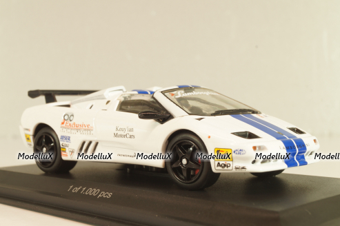 Lamborghini Diablo VT-R Roadster Trofeo 1997, white, WB501, WhiteBox 1:43