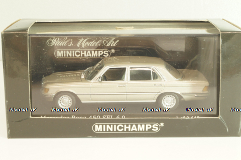 Mercedes-Benz 450 SEL 6.9 (W116) 1972, smoke silver, 430039201, Minichamps 1:43