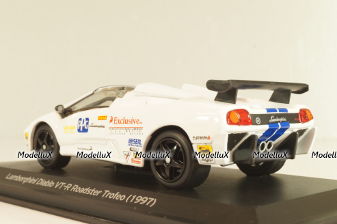 Lamborghini Diablo VT-R Roadster Trofeo 1997, white, WB501, WhiteBox 1:43