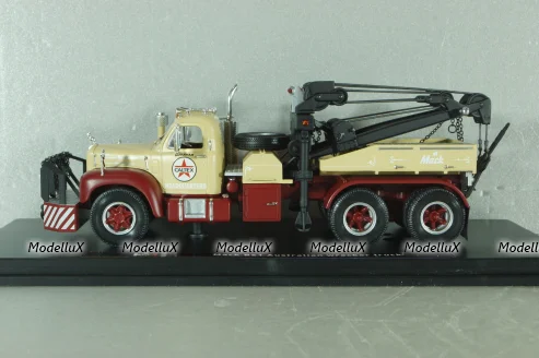 Mack B61 Australian wrecker truck, beige/dark red, TruckTyr 1:43