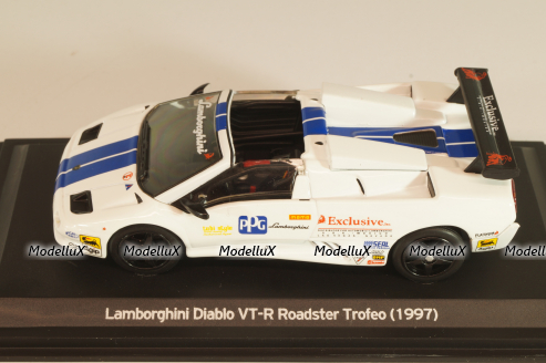 Lamborghini Diablo VT-R Roadster Trofeo 1997, white, WB501, WhiteBox 1:43