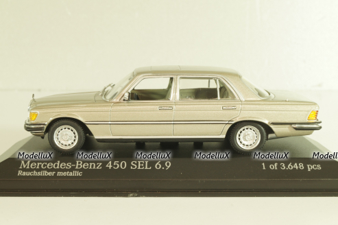 Mercedes-Benz 450 SEL 6.9 (W116) 1972, smoke silver, 430039201, Minichamps 1:43