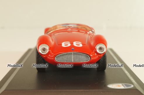 Maserati A6GCS Targa Florio #66 1953, Fangio/Mantovani, red, WBS039, WhiteBox 1:43