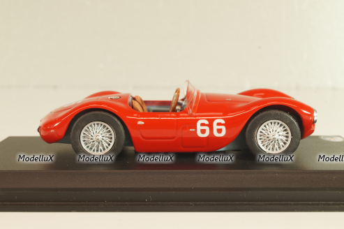 Maserati A6GCS Targa Florio #66 1953, Fangio/Mantovani, red, WBS039, WhiteBox 1:43