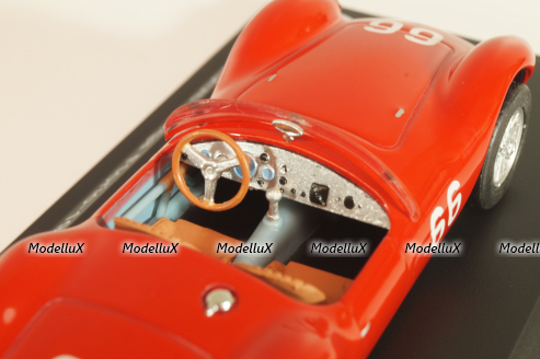 Maserati A6GCS Targa Florio #66 1953, Fangio/Mantovani, red, WBS039, WhiteBox 1:43
