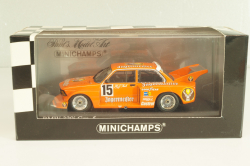 BMW 320i (E21) Grp. 5, #15 winner Div.II Eifelrennen DRM 1977, H.J.Stuck, orange, 400772315, Minichamps 1:43