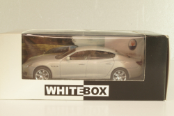 Maserati Quattroporte GTS 2003, silver metallic, WB039, WhiteBox 1:43