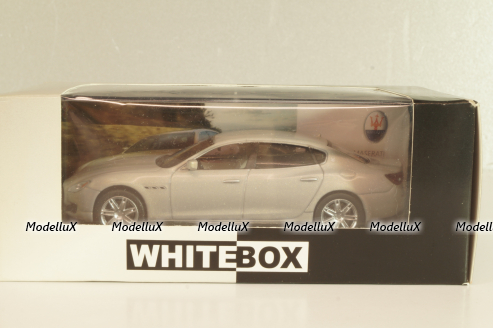 Maserati Quattroporte GTS 2003, silver metallic, WB039, WhiteBox 1:43