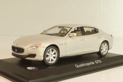 Maserati Quattroporte GTS 2003, silver metallic, WB039, WhiteBox 1:43