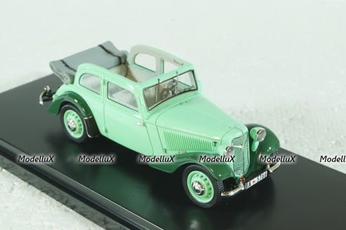 Adler Trumpf Junior 2 Doors Open cabrio-limousine 1934-39, EMEU43034B,  ESVAL Model 1:43