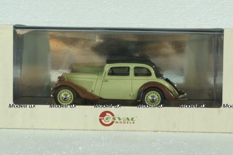 Adler Trumpf Junior 2 Doors Open cabrio-limousine 1934-39, EMEU43034C,  ESVAL Model 1:43