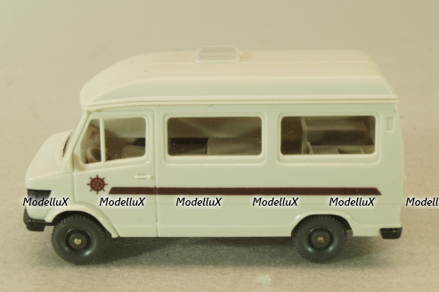 Mercedes 208D autohome, white, 12268, Wiking 1:87