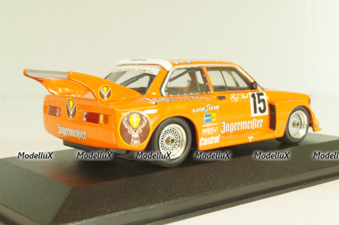 BMW 320i (E21) Grp. 5, #15 winner Div.II Eifelrennen DRM 1977, H.J.Stuck, orange, 400772315, Minichamps 1:43