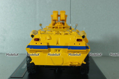 ЗС-88 "Делитель" Звуковещательная установка  на шасси БТР-80, Милиция 1993, желтый, TruckTyr 1:43