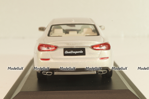 Maserati Quattroporte GTS 2003, silver metallic, WB039, WhiteBox 1:43