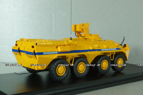 ЗС-88 "Делитель" Звуковещательная установка  на шасси БТР-80, Милиция 1993, желтый, TruckTyr 1:43