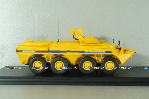 ЗС-88 "Делитель" Звуковещательная установка  на шасси БТР-80, Милиция 1993, желтый, TruckTyr 1:43