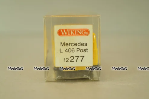 Mercedes L 406 Post, yellow, 12277, Wiking 1:87