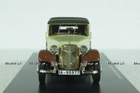 Adler Trumpf Junior 2 Doors Open cabrio-limousine 1934-39, EMEU43034C,  ESVAL Model 1:43