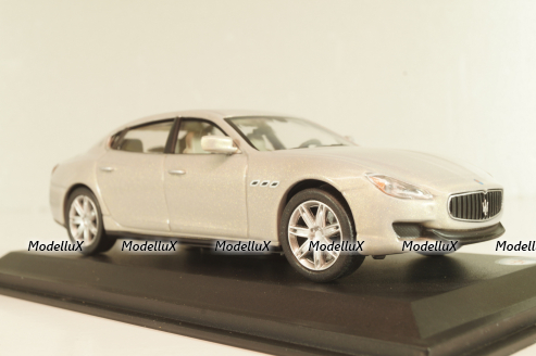 Maserati Quattroporte GTS 2003, silver metallic, WB039, WhiteBox 1:43
