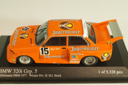 BMW 320i (E21) Grp. 5, #15 winner Div.II Eifelrennen DRM 1977, H.J.Stuck, orange, 400772315, Minichamps 1:43