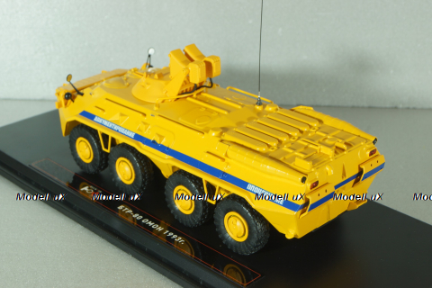 ЗС-88 "Делитель" Звуковещательная установка  на шасси БТР-80, Милиция 1993, желтый, TruckTyr 1:43