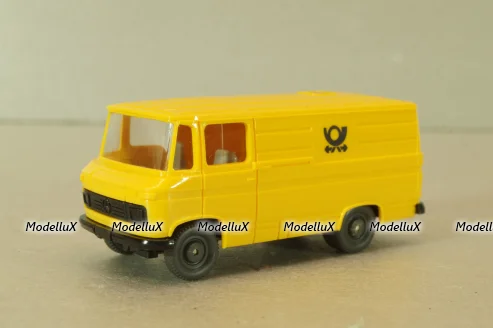 Mercedes L 406 Post, yellow, 12277, Wiking 1:87