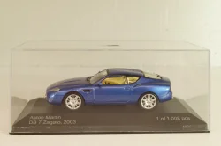 Aston Martin DB 7 Zagato 2003, blue metallic, WB030, WhiteBox 1:43 Уценка!