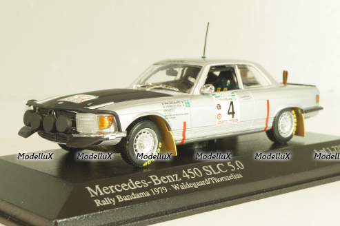 Mercrdes-Benz 450 SLC 5.0 #4 Rally Banduma 1979, Wakdegaard/Thorszelius, 430793994, Minichamps 1:43