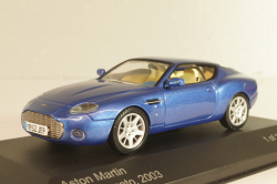 Aston Martin DB 7 Zagato 2003, blue metallic, WB030, WhiteBox 1:43 Уценка!
