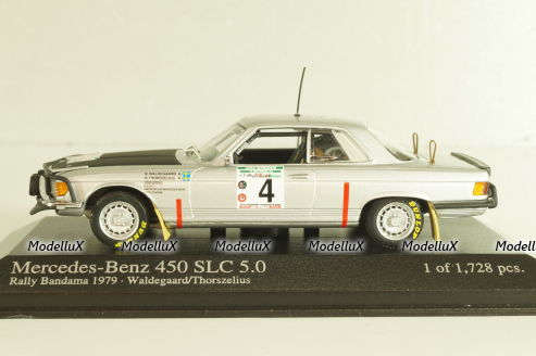 Mercrdes-Benz 450 SLC 5.0 #4 Rally Banduma 1979, Wakdegaard/Thorszelius, 430793994, Minichamps 1:43