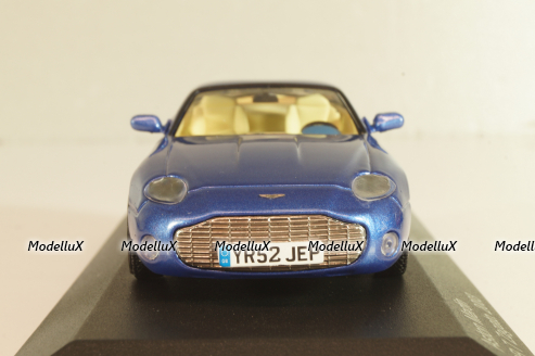 Aston Martin DB 7 Zagato 2003, blue metallic, WB030, WhiteBox 1:43 Уценка!